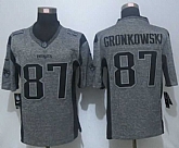 Nike Limited New England Patriots #87 Gronkowski Men's Stitched Gridiron Gray Jerseys,baseball caps,new era cap wholesale,wholesale hats